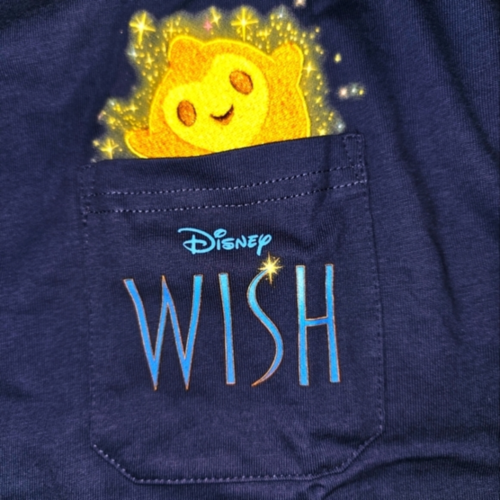 Disney Wish Movie Pocket Shirt (Large, Unisex)